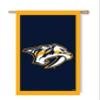 Team Sports America Predators Premium Double Sided House Flag Banner, Applique Embroidered, 28x44 Inch, Display Pole Sold Separately view 1
