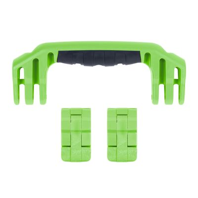 Pelican 1500 Replacement Handle & Latch Set by ColorCase - Lime Green Handles & Double Throw Latches