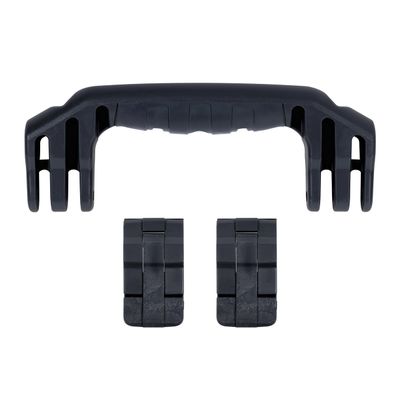 Pelican 1500 Replacement Handle & Latch Set by ColorCase - Black Handles & Double Throw Latches
