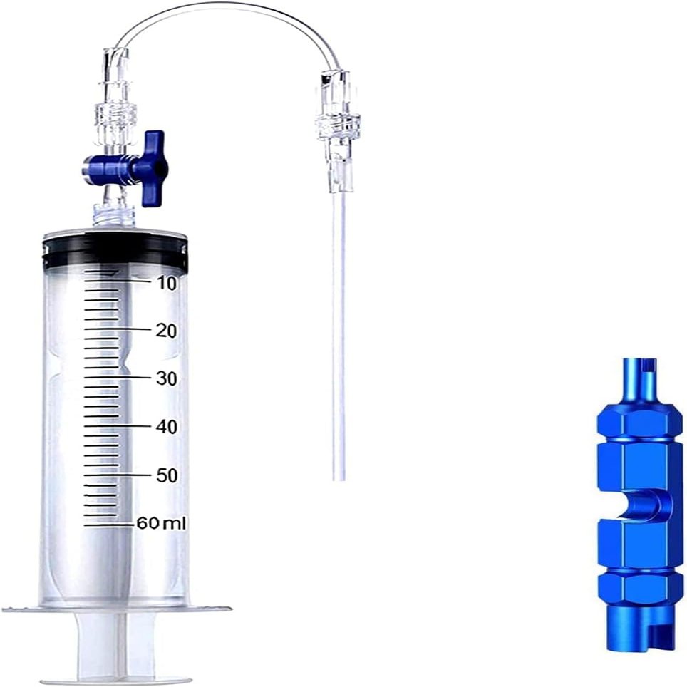 TUFF LUV Tubeless Tire Sealant Injector Kit - Effortless Sealant Application and Presta Valve Maintenance, Large