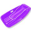 Slippery Racer Downhill Sprinter Flexible Kids Toddler Plastic Cold-Resistant Toboggan Snow Sled with Pull Rope and Handles -35 Inch (Purple, 1) view 2