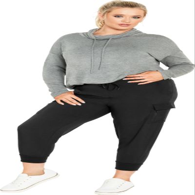 Avenue Women's Plus Size Leah Pant, 30 Black