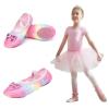 Ballet Shoes for Girls Pin Ballet Slippers Canvas Girl Ballet Flat for Toddler/Little Kid/Big (Pink, 9 Toddler) view 2