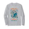 Long Island, New York Funny Mermaid Shirt: Cute Vintage Gift Long Sleeve T-Shirt view 1