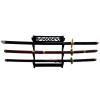 GUIIYLGG Sword Holder Katana Wall Mount - 3 Tier Velvet Padded Katana Stand Samurai Rack Samurai Sword Display Rack Wand Wakizashi Sword Stand Zoro Animation Sword Display view 4