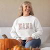 GodLover Nana Floral Applique Embroidered Sweatshirt, Sport Grey Crewneck, Size XL, Gift for Women, Mom, Grandma, Mothers Day, Christmas view 4
