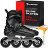 Flying Eagle X7D Reaver - Adult Inline Skates Men Urban, Inline Roller Skate Outdoor, Adults Roller Skates Men, Freeskates, Skater Shoes for Urban Skating - Black, Men's Size: 4 US / 36 EU view 1