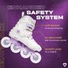 Flying Eagle X7D Reaver - Adult Inline Skates Women, Inline Roller Skate Outdoor, Urban Adults Roller Skates, Freeskates, Skater Shoes for Urban Skating - White, Women's Size: 6 US / 36 EU view 3