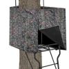 Anglekai Deer Hunting Tree Stand Blind Cover, 93" x 35" Hunting Treestand Camo Blind Cover with 2 Pocket for Elevated view 1