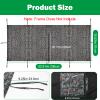 Anglekai Deer Hunting Tree Stand Blind Cover, 93" x 35" Hunting Treestand Camo Blind Cover with 2 Pocket for Elevated view 2