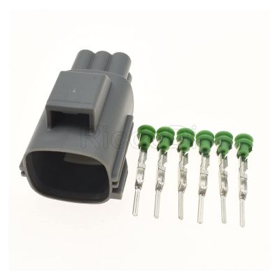 Milkweed Multi-Purpose 1-20 Sets 6Pin Auto Electric Gasoline Pump Wire Socket Car Connector Assembly 7282-5553-10 7283-5553-10 (Color : Male Set, Size : 10Sets)
