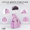 VIXII Pickleball Bag For Women Paddle Pocket Sling Backpack PU Leather view 3