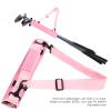 Yuecoom Portable Golf Club Bag, Sunday Golf Bag Womens Golf Bag Small Golf Bag Golf Club Bags Half Sleeve with Adjustable Shoulder Strap Golfer Accessory(Pink) view 3