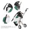 Desktop Golf Pen Set, Mini Desktop Golf Souvenir Set 3 Ballpoint Pens and Mini Bag Zinc Alloy Golf Pen Holding Bag Golf Clubs a Miniature Golf Bag Pen Holder(Green White) view 3