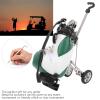 Desktop Golf Pen Set, Mini Desktop Golf Souvenir Set 3 Ballpoint Pens and Mini Bag Zinc Alloy Golf Pen Holding Bag Golf Clubs a Miniature Golf Bag Pen Holder(Green White) view 4