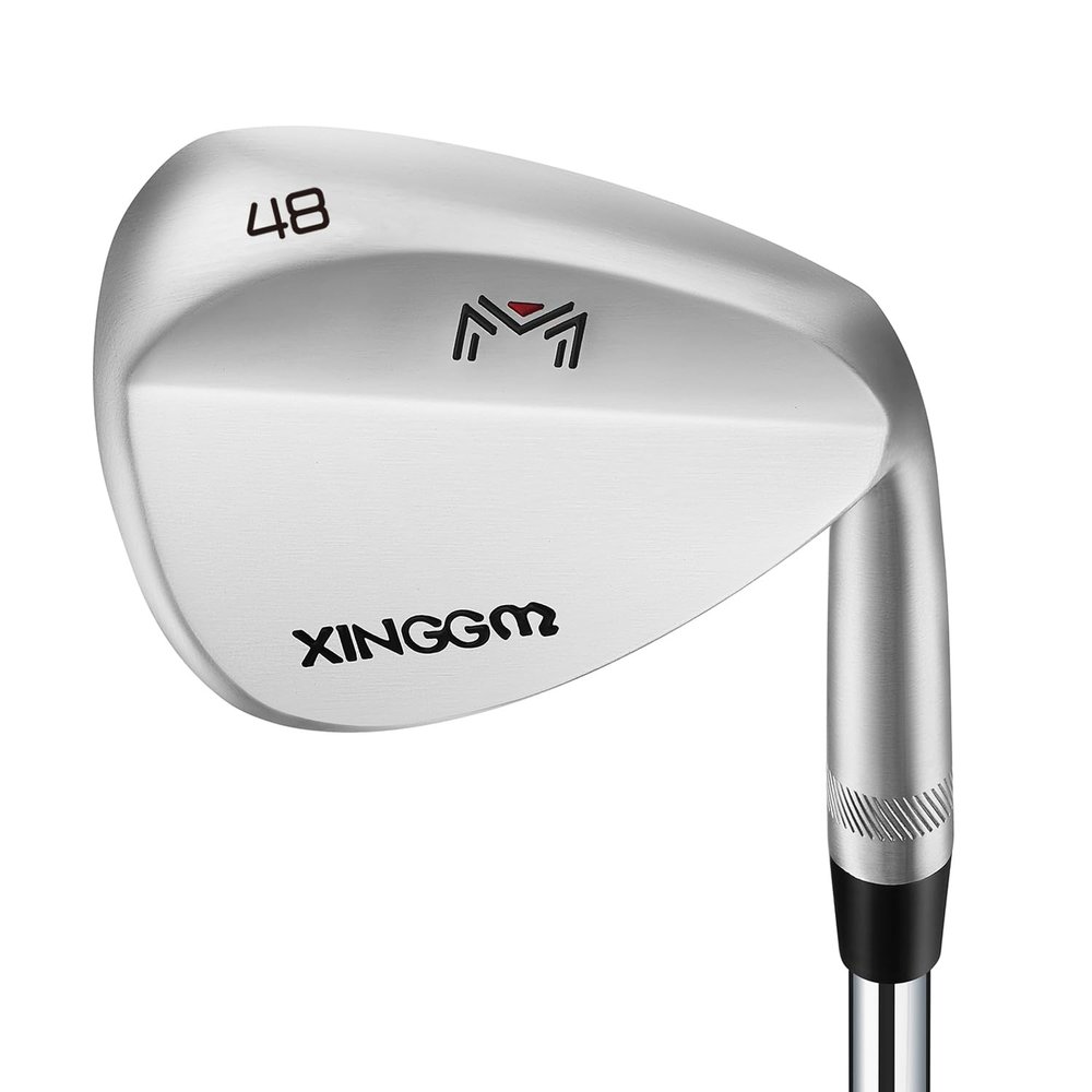 XINGGM Forged Golf Wedge Set for Men or Individual 48/50/52/54/56/58/60/68/70/72 Degree RH Gap Wedge Sand Wedge Easily Escape from Bunker,Milled Face for More Spin