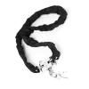 Anti Theft Bike Chain Lock, Heavy Duty Oxford Cloth Bicycle Lock with Keys for Bikes, Motorcycles, and Scooters, Black view 4
