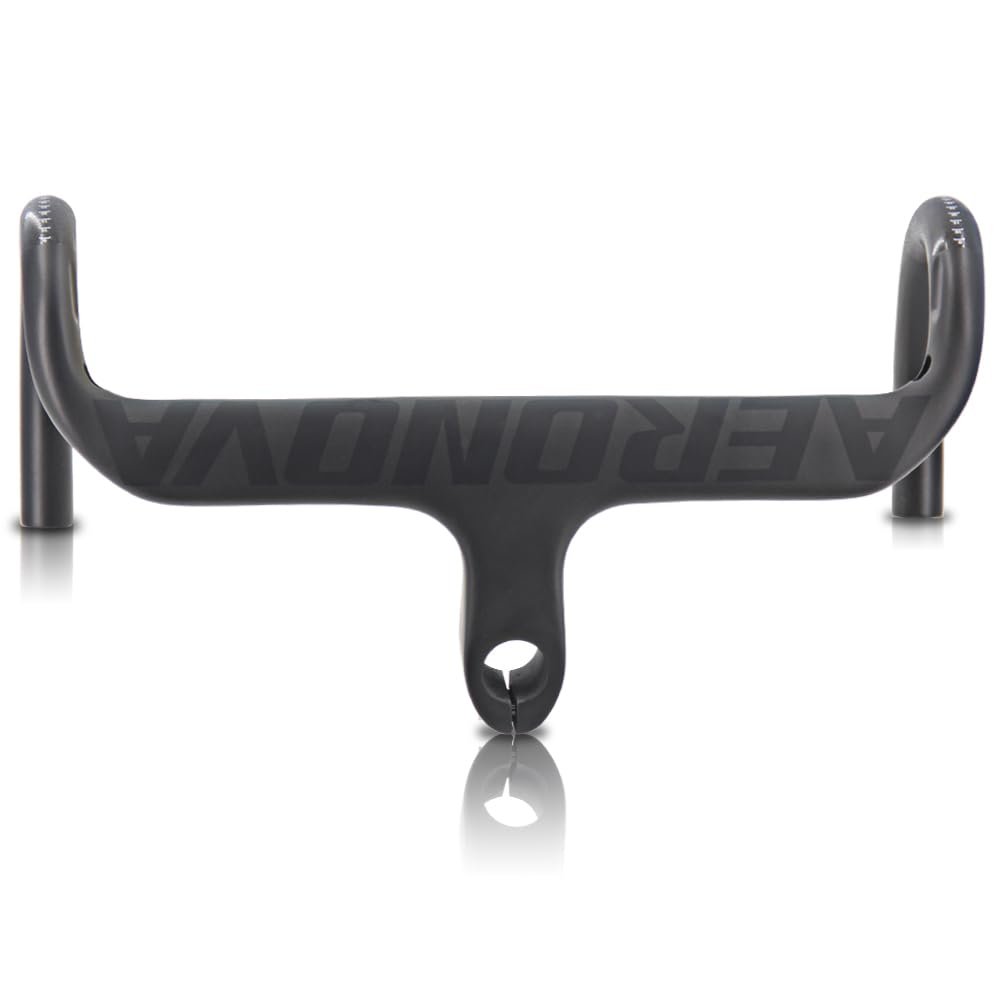Yccyctrek carbon handlebars road bike handlebar for road bike Drop Bar 28.6mm Iightweight handle bar For Road Bike Carbon Road Bicycle Integrated Handlebars UD Matte 420 * 110mm
