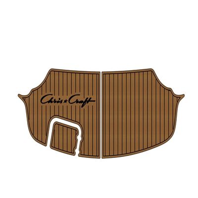 Boat EVA Faux Teak Decking Floor Compatible with 2001 Chris Craft 328 Express Cruiser Swim Platform Pad Boat EVA Foam Teak Floor