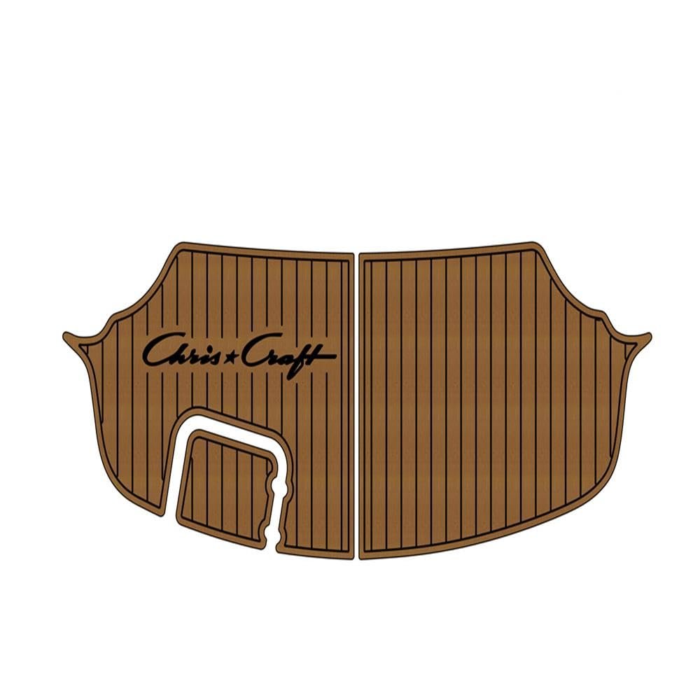 Boat EVA Faux Teak Decking Floor Compatible with 2001 Chris Craft 328 Express Cruiser Swim Platform Pad Boat EVA Foam Teak Floor