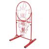 Floor-Standing Basketball Passing Training Hoop, Adjustable Height Iron Passing Stand, Removable, Sturdy and Solid, for Families Schools, Sports Equipment (Size : 1.2-1.6m/3.9-5.2ft) view 1