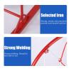 Floor-Standing Basketball Passing Training Hoop, Adjustable Height Iron Passing Stand, Removable, Sturdy and Solid, for Families Schools, Sports Equipment (Size : 1.2-1.6m/3.9-5.2ft) view 4