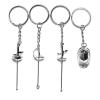 HALFS Fencing Keychain Fencing Pendant Fencing Accessories Fencing Equipment As Gifts for Fencing Enthusiasts (Thickness : Silver, Size : One size) view 1
