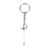 HALFS Fencing Keychain Fencing Pendant Fencing Accessories Fencing Equipment As Gifts for Fencing Enthusiasts (Thickness : Silver, Size : One size) view 2