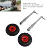 2Pcs Boat Launching Wheel, Stainless Steel Boat Transom Launching Wheel with Quick Release Pins - High Load Capacity, Easy Installation, for Inflatable Boats, Fishing Boats etc view 3