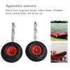 2Pcs Boat Launching Wheel, Stainless Steel Boat Transom Launching Wheel with Quick Release Pins - High Load Capacity, Easy Installation, for Inflatable Boats, Fishing Boats etc view 4
