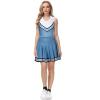 FOGHORN Women Cheerleader Costume Olivia Cheerleading Outfit Top Skirt Halloween Costume (Large) view 1