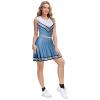 FOGHORN Women Cheerleader Costume Olivia Cheerleading Outfit Top Skirt Halloween Costume (Large) view 2