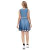 FOGHORN Women Cheerleader Costume Olivia Cheerleading Outfit Top Skirt Halloween Costume (Large) view 3