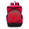 Jaegvida Lightweight Soccer Ball Backpack Soccer Bag with Ball Compartment (Red) view 1