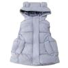 1-6T Todder Baby Girl Boy Ear Hooded Vest Jacket Coat Hoodie Waistcoat Warm Autumn Winter Outwear Zipper Pockets (Gray,18-24 Months,18 Months,24 Months) view 1