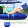 KASIMO Camping Sleeping Pad Ultra Thick 6 Inch Sleeping Mat with Pillow & Built-in Foot Pump - Ultralight Inflatable Pad for Backpacking, Hiking, Tents, Camping, Travel, Floor view 2