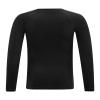 Runhit Boys Compression Shirt Kids Black Long Sleeve Athletic Undershirt Youth Quick Dry Base Layer for Football Baseball view 4