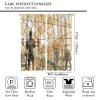 Fitness Blackout Window Curtain, Mosaic Design of People Exercising in A Gym Barbells Weightlift for Bedroom Living Room Darkening Window Drapes Drapes 2 Panels 63x72in view 2