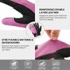 Kids Horse Riding Gloves Equestrian Anti Slip Children Horseback Bike Gardening Fishing Cycling Outdoor Activities Riding Gloves Girls Boys Youth Pink Size M view 4