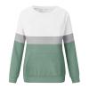 Womens Winter Fall Tops Casual Long Sleeve Shirts Lightweight Sweatshirts Oversized Pullover Fashion Tunic Blouse Green view 3