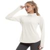 FKEEP Women's Sun Shirts Long Sleeve UPF 50+ UV Protection Top with Thumb Holes Quick Dry Lightweight for Golf Tennis Hiking (White, XS) view 1
