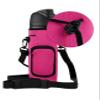 AF-WAN Carrier Water Bottle Insulation Sleeve,Waterproof, Anti-Slip, Anti-Scratch Pouch with Shoulder Strap, Compatible with Owala Insulated Stainless Steel Water Bottle (Rose Red, For 32 oz) view 4