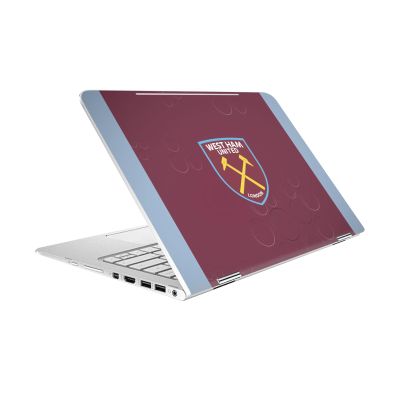 Head Case Designs Officially Licensed West Ham United FC Home 2023/24 Crest Kit Vinyl Sticker Skin Decal Cover Compatible with HP Spectre Pro X360 G2