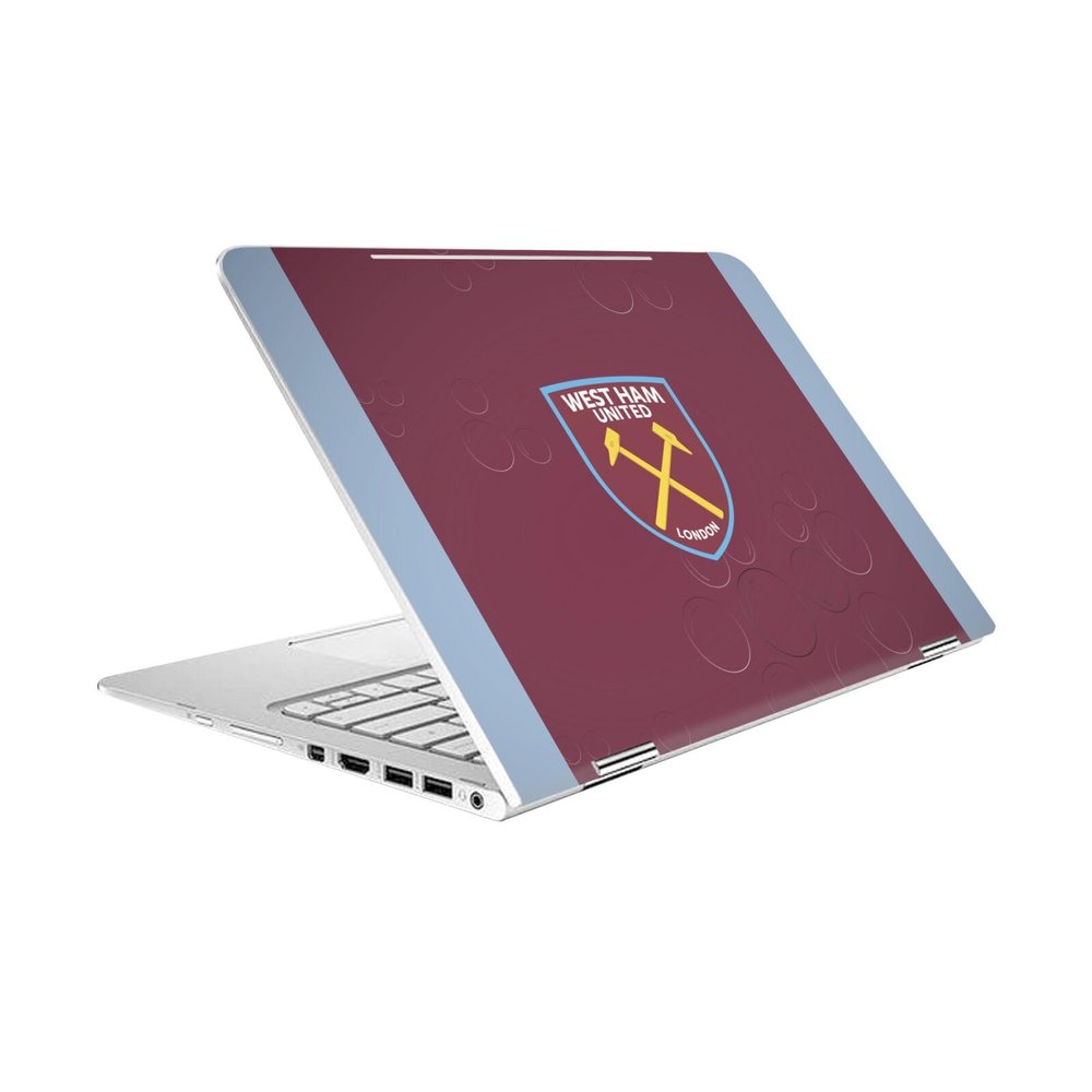Head Case Designs Officially Licensed West Ham United FC Home 2023/24 Crest Kit Vinyl Sticker Skin Decal Cover Compatible with HP Spectre Pro X360 G2