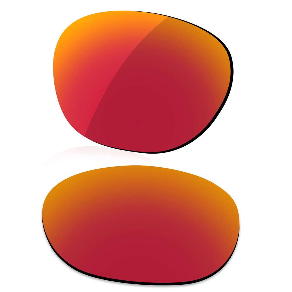 LenzReborn Polarized Lens Replacement for RayBan RB3701 59mm Sunglass - Fire Red - Polarized Mirrored