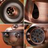 Hgjgwqh Chinese Copper Hot Pot Outdoor Hot Pot with Lid view 4