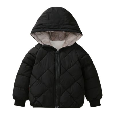 1 to 7Years Kids Baby Warm Girls Boys Cartoon Winter Warm Fleece Jackets Sweatshirt Coats Coats for (Black, 6-7 Years)