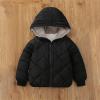 1 to 7Years Kids Baby Warm Girls Boys Cartoon Winter Warm Fleece Jackets Sweatshirt Coats Coats for (Black, 6-7 Years) view 4