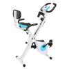 3 in 1 Folding Exercise Bike, Foldable Stationary Bike with Arm Workout, Backrest & Cushy Seat, 8 Levels of Magnetic Resistance Portable Indoor Fitness Bikes view 1