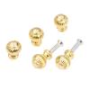 Southst 5Pcs Gold Door Knobs Furniture Handles Jewelry Box Drawer Cabinet Cupboard Window Handle Pull Knobs Furniture Hardware 14x19mm view 1